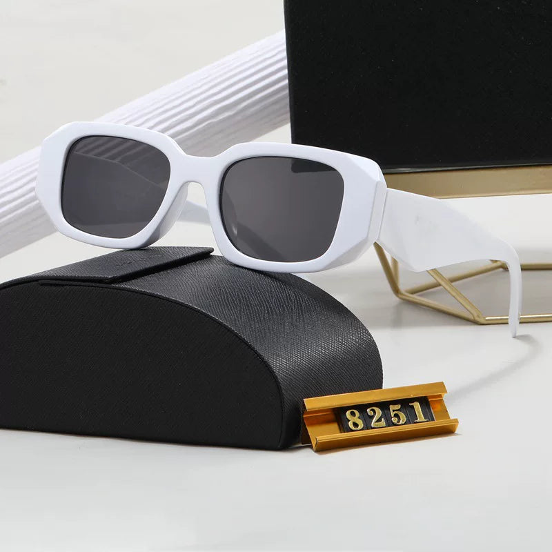 Polygonal Retro Unisex Sunglasses 8251