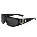 Vintage Oval Shield Sunglasses – Luxury Inspired Retro Fashion Eyewear