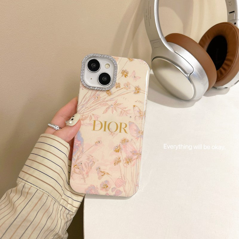 Модный чехол для iPhone с кристаллами