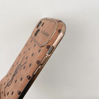 Capa para iPhone em couro marrom Saint