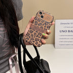 Capa para iPhone em couro marrom fashion