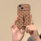 Capa para iPhone em couro marrom Saint