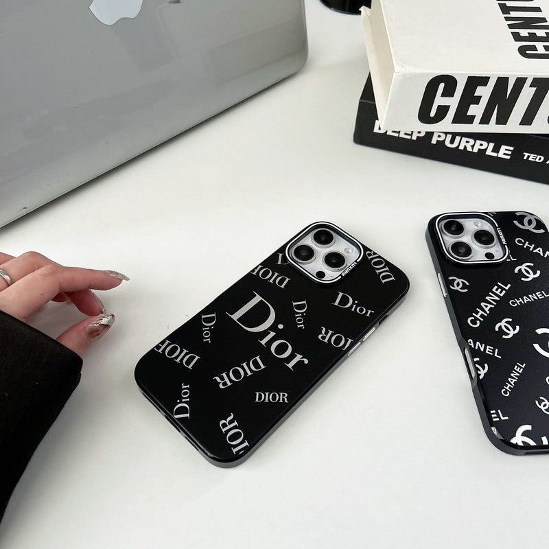 ファッションブラックiPhoneケース
