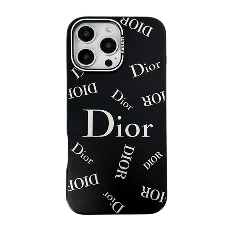 ファッションブラックiPhoneケース