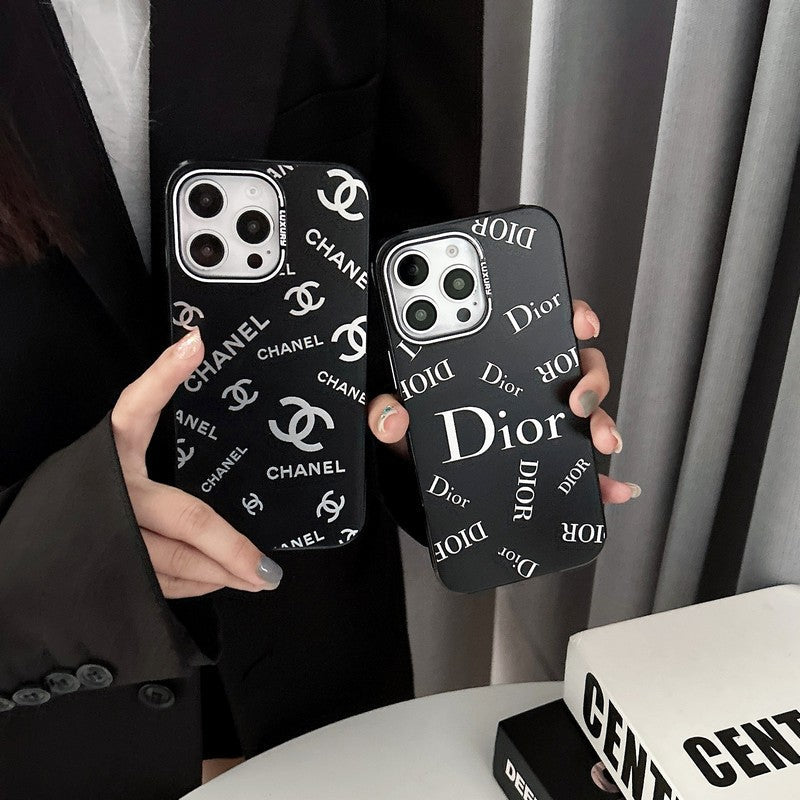 ファッションブラックiPhoneケース