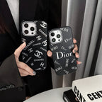 ファッションブラックiPhoneケース