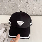 Fashion Triangle Logo Baseball Cap | Luxury Designer Cotton Hat