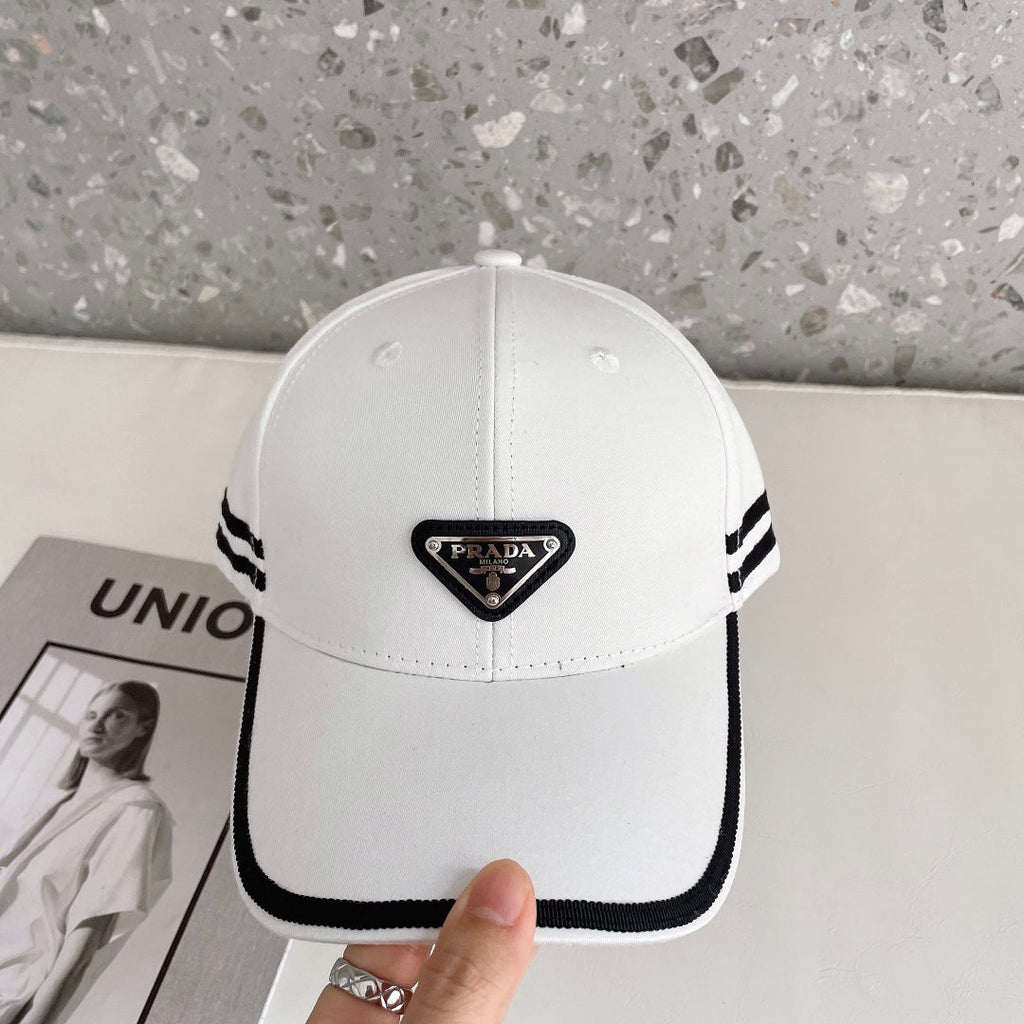 Fashion Triangle Logo Baseball Cap | Luxury Designer Cotton Hat