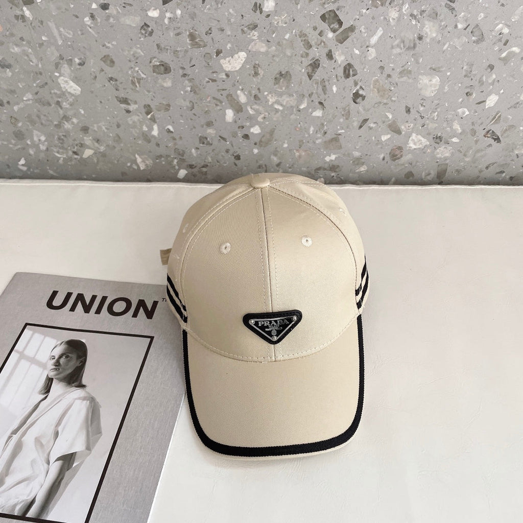 Fashion Triangle Logo Baseball Cap | Luxury Designer Cotton Hat