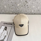 Fashion Triangle Logo Baseball Cap | Luxury Designer Cotton Hat