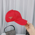 Fashion Triangle Logo Baseball Cap | Luxury Designer Hat