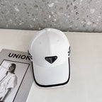 Fashion Triangle Logo Baseball Cap | Luxury Designer Cotton Hat