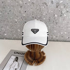 Fashion Triangle Logo Baseball Cap | Luxury Designer Cotton Hat