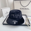 Fashion Milano Plush Faux Fur Bucket Hat | Luxury Designer Winter Hat