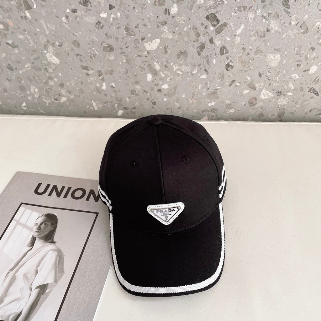 Fashion Triangle Logo Baseball Cap | Luxury Designer Cotton Hat