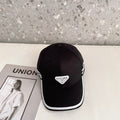 Fashion Triangle Logo Baseball Cap | Luxury Designer Cotton Hat