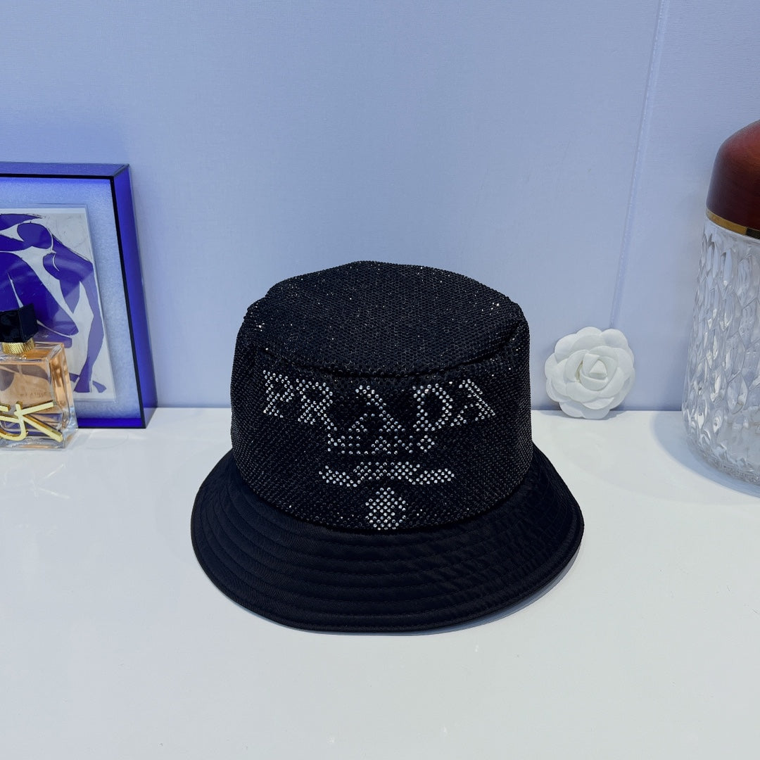 Fashion Full Crystal Bucket Hat