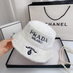 Fashion Milano Plush Faux Fur Bucket Hat | Luxury Designer Winter Hat
