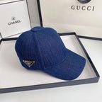 Fashion Baseball Cap Dark Denim