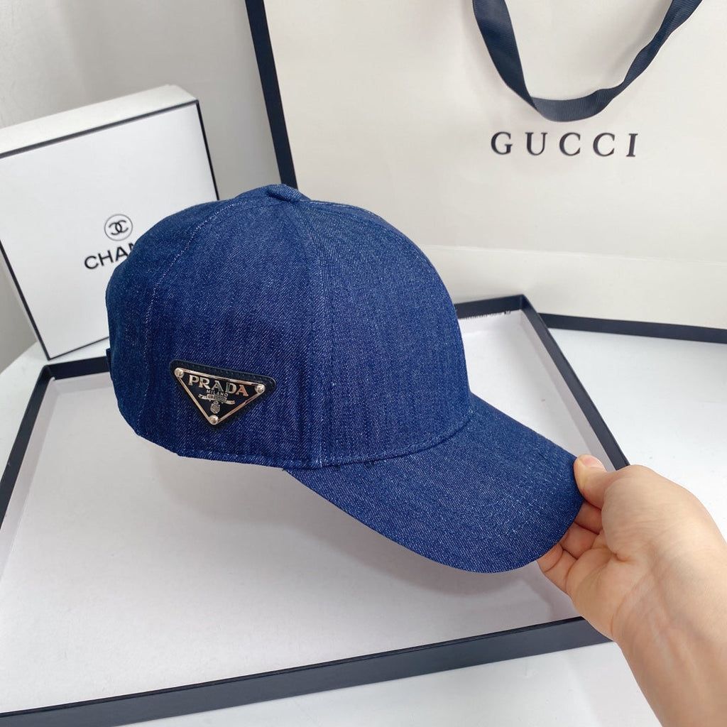 Fashion Baseball Cap Dark Denim