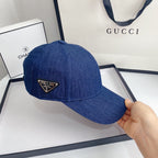 Fashion Baseball Cap Dark Denim