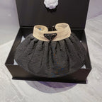 FashionFoldable Crinkled Cotton Sun Visor | Luxury Designer Summer Hat