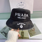 FashionEmbroidered Bucket Hat | Luxury Designer Cotton Bucket Hat
