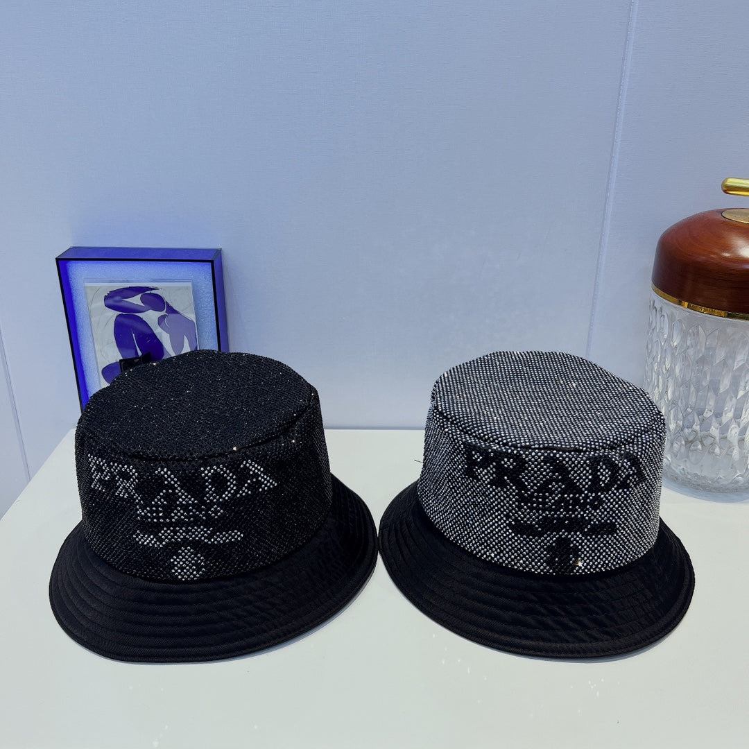 Fashion Full Crystal Bucket Hat