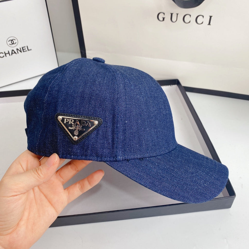 Fashion Baseball Cap Dark Denim