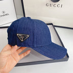 Fashion Baseball Cap Dark Denim