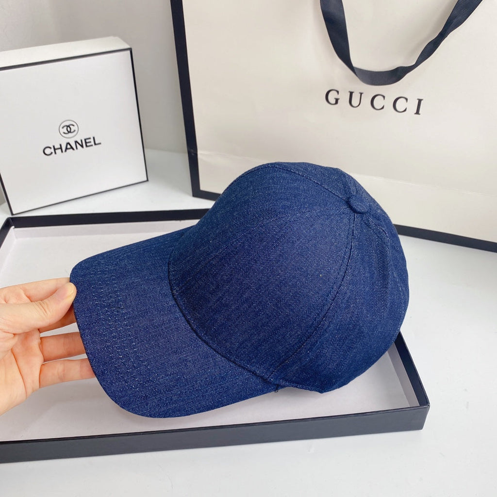 Fashion Baseball Cap Dark Denim