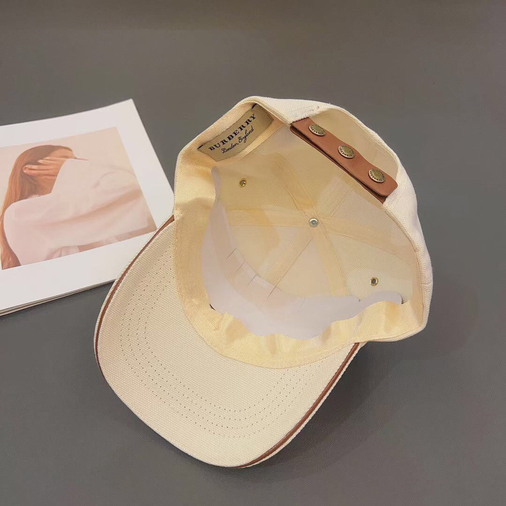 Luxury Embroidered Canvas Baseball Cap | Luxury Designer Hat