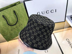 Classic GG Monogram Premium Denim Bucket Hat for Men & Women