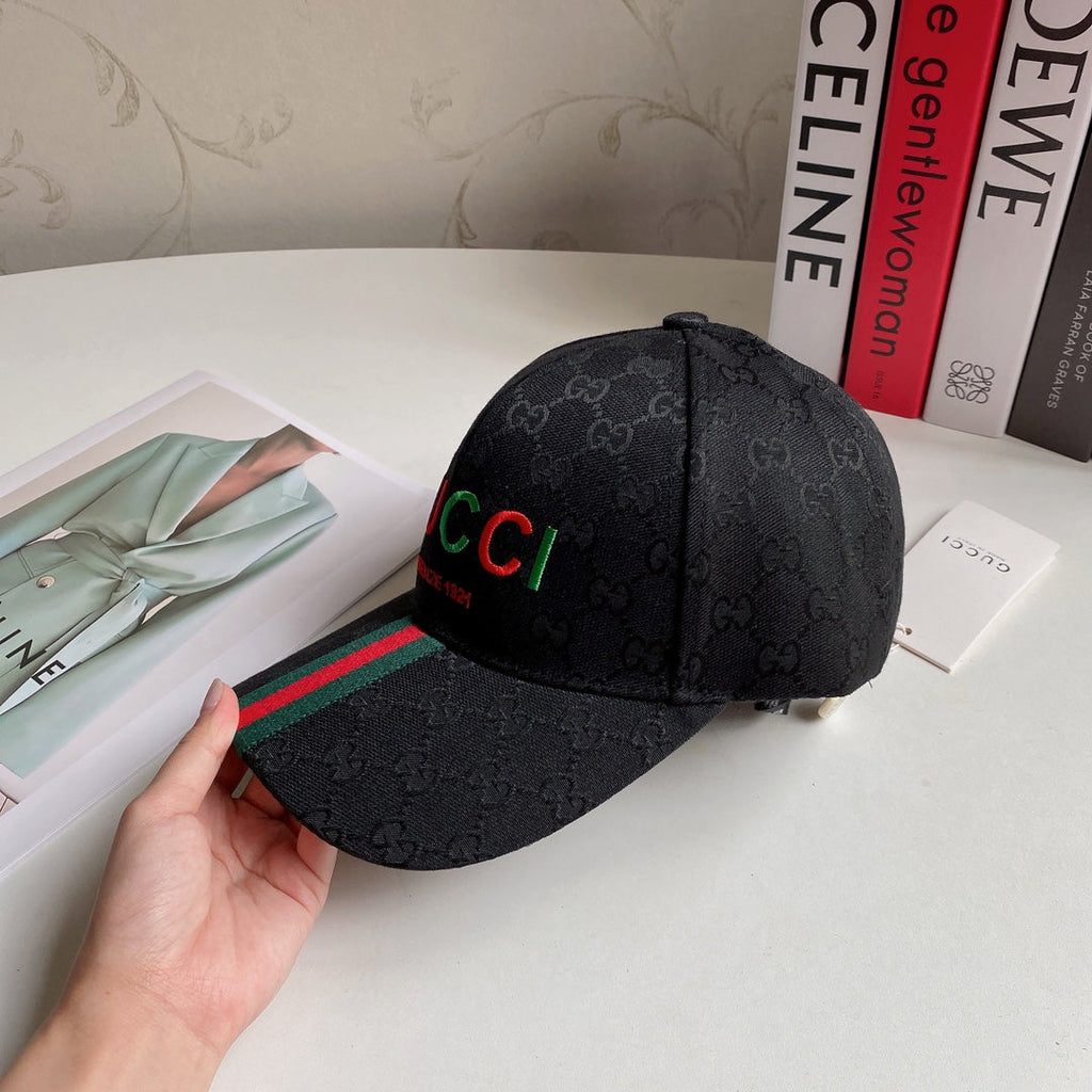 Luxury Classic Embroidered Cotton Baseball Cap