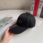 Luxury Classic Embroidered Cotton Baseball Cap