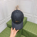 Classic Leather Trim Baseball Cap