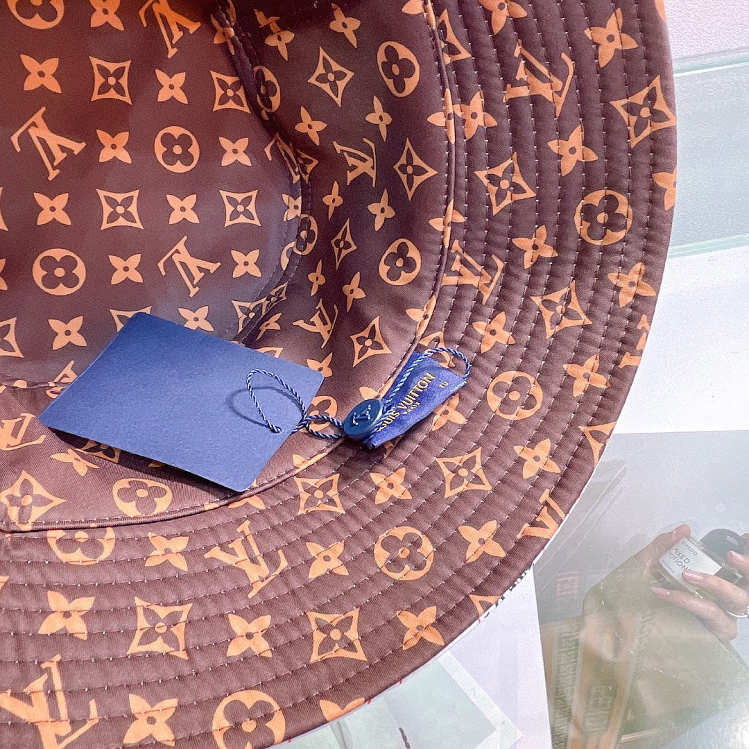 Luxury Monogram Reversible Bucket Hat