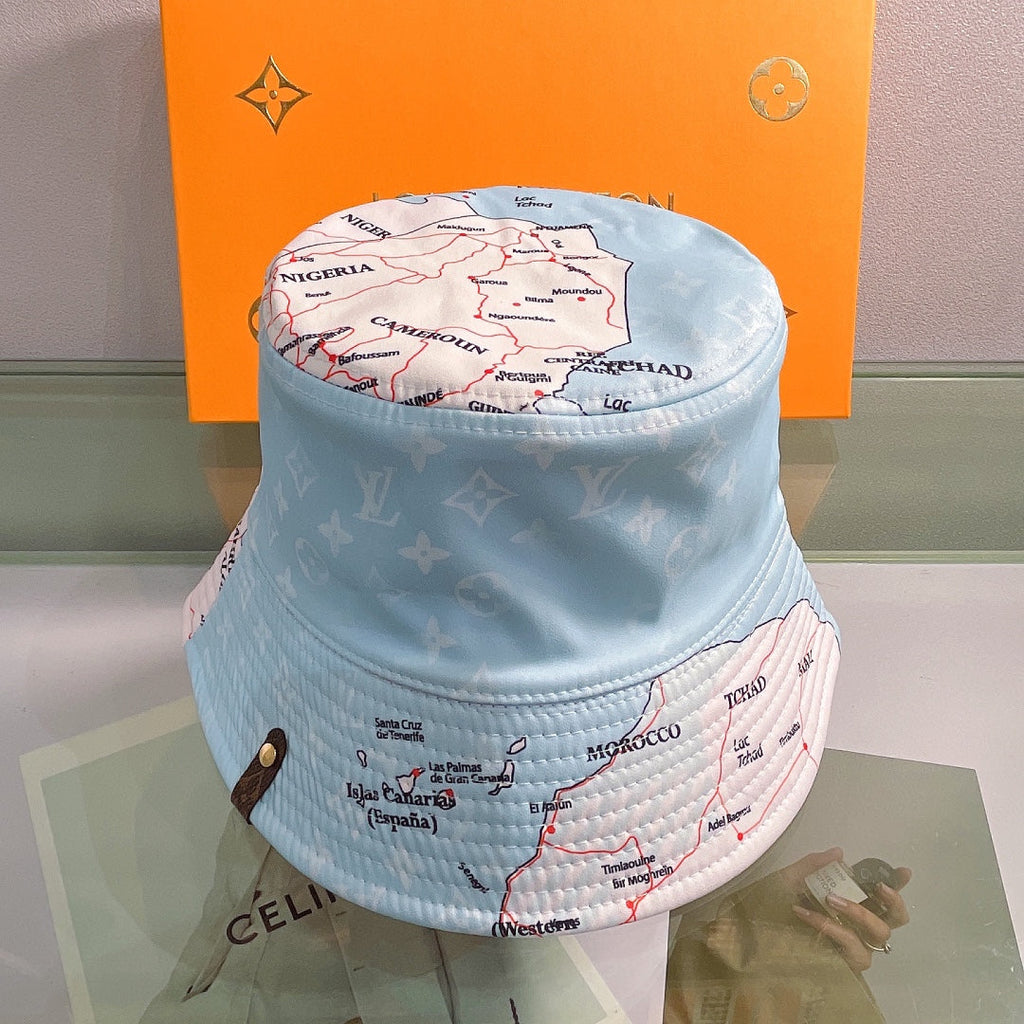 Luxury Monogram Reversible Bucket Hat