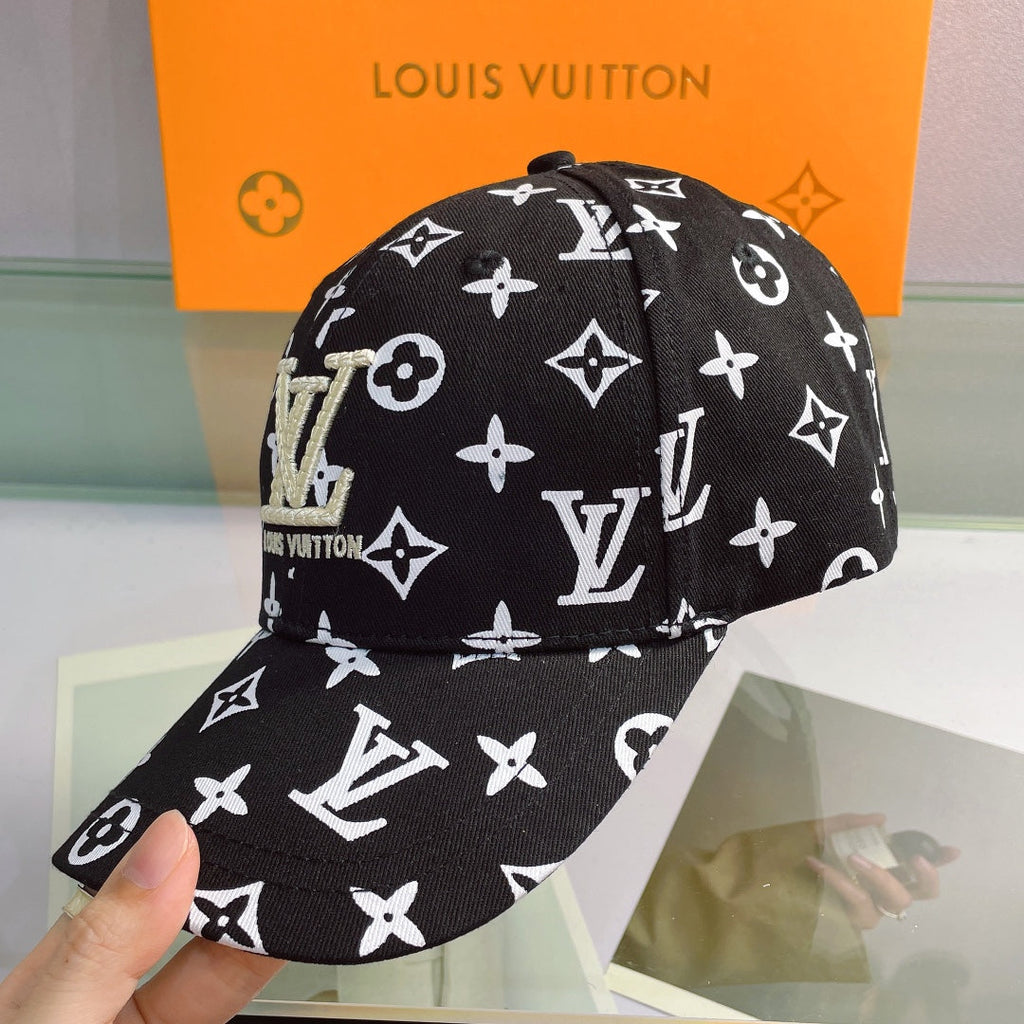 Luxury Embroidered Monogram Baseball Cap