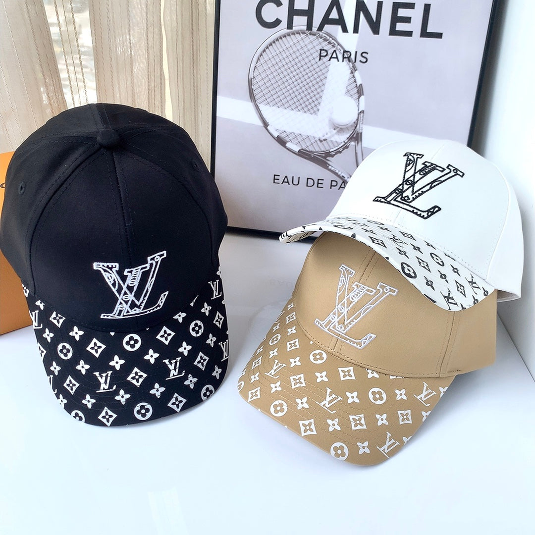 Luxury Monogram Embroidered Baseball Cap