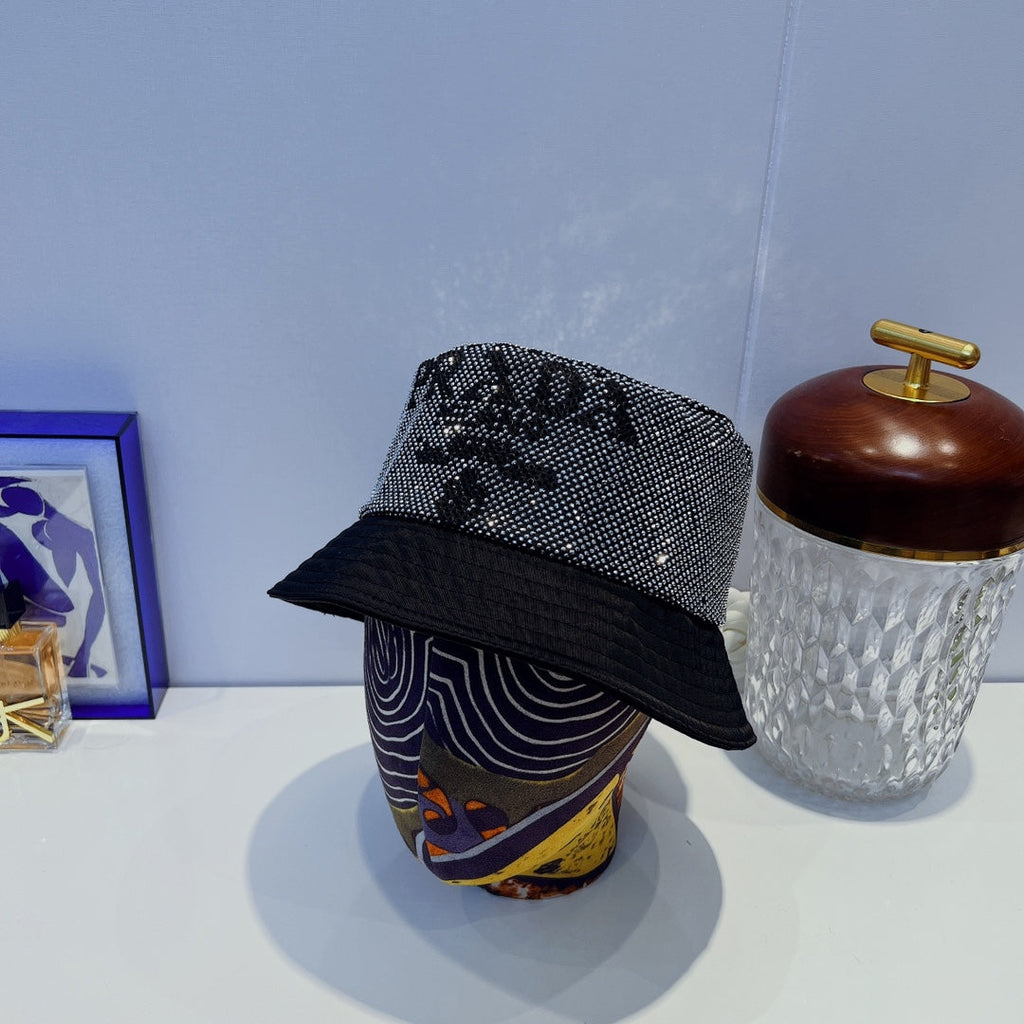 Fashion Full Crystal Bucket Hat
