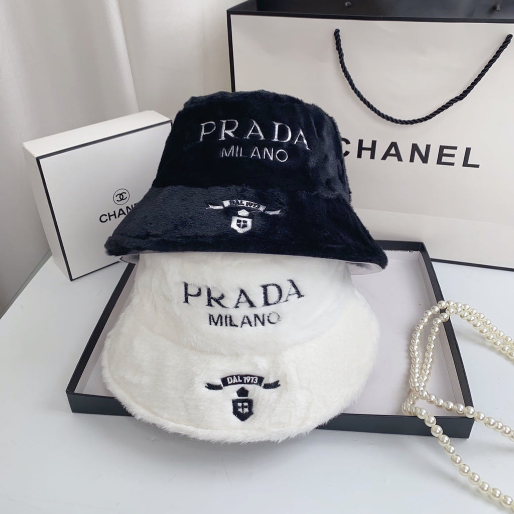 Fashion Milano Plush Faux Fur Bucket Hat | Luxury Designer Winter Hat
