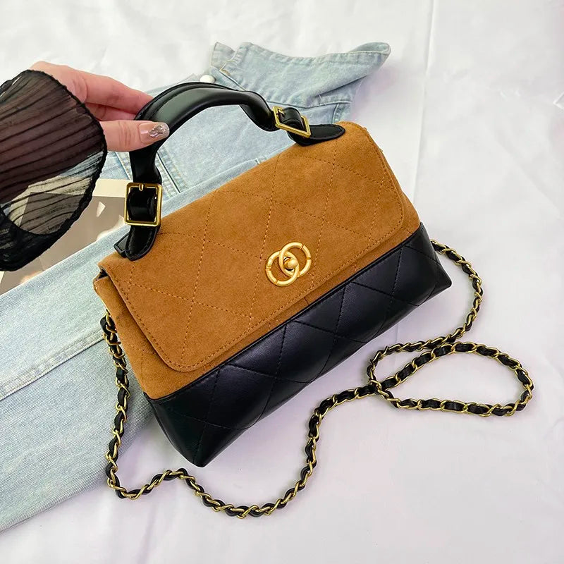 Popular Classic Elegant Women's Leather Handbag