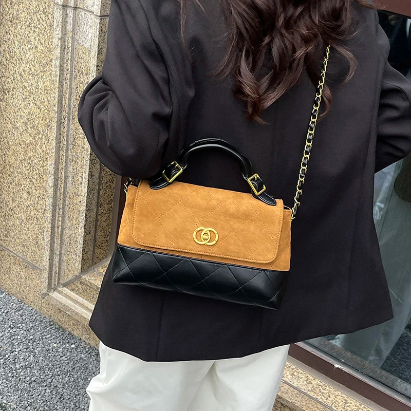 Popular Classic Elegant Women's Leather Handbag