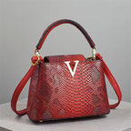 Luxury High-End Handbag -  Spring Fashion Ostrich Pattern Crossbody Shoulder Bag