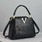Luxury High-End Handbag -  Spring Fashion Ostrich Pattern Crossbody Shoulder Bag