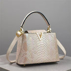 Luxury High-End Handbag -  Spring Fashion Ostrich Pattern Crossbody Shoulder Bag