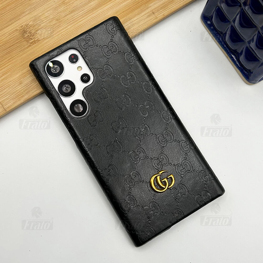 Luxury Premium Fashion Brand Leather Case For Samsung Galaxy