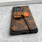 ZNAČKOVÝ KOŽENÝ DRŽÁK KARTY SLOT POUZDRO ZÁMKU PRO SAMSUNG GALAXY