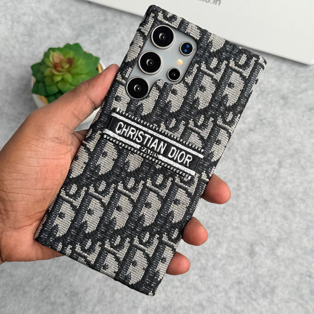 Πολυτελής θήκη σχεδίασης μάρκας C Dior για Samsung Galaxy